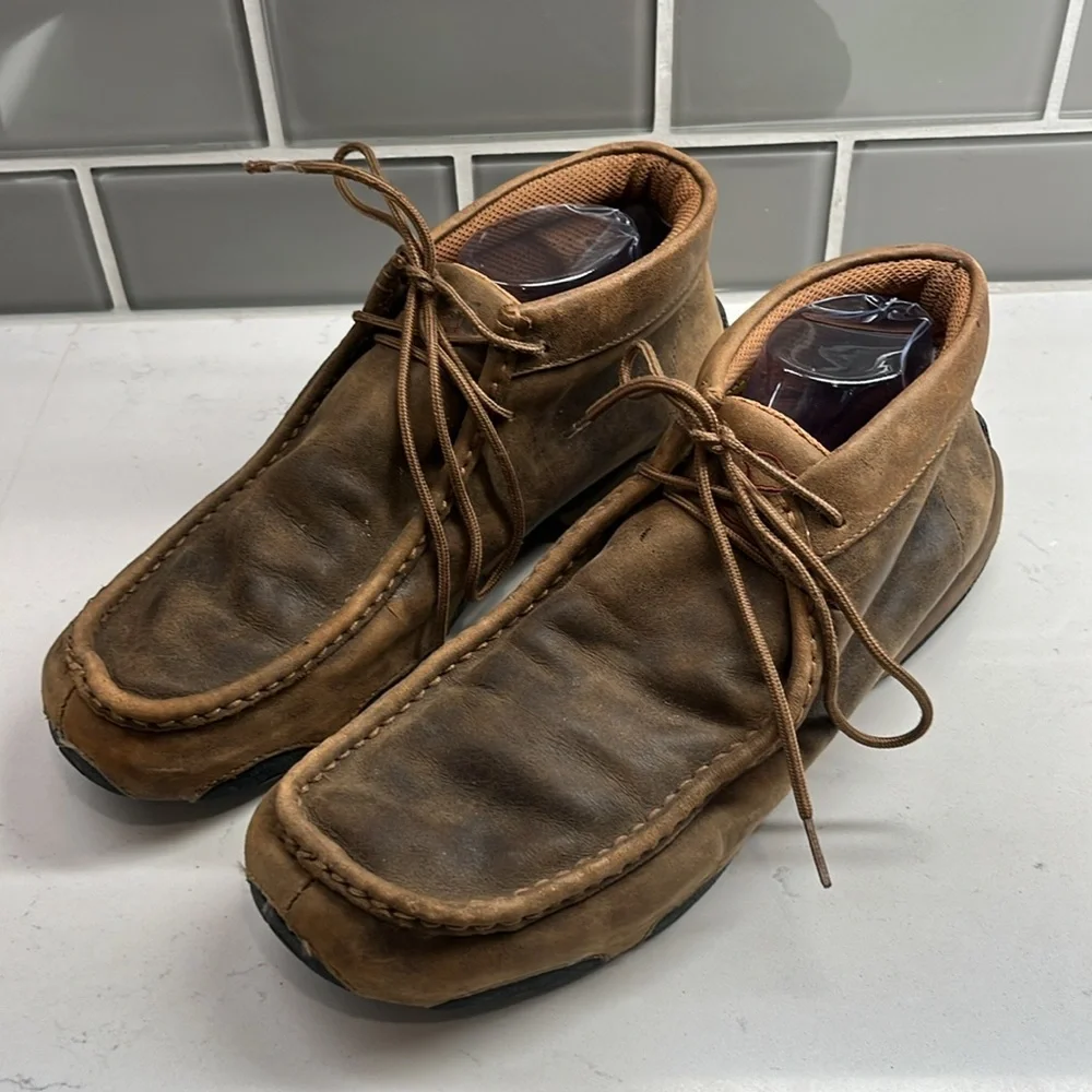 Twisted X Men's Driving Moc‎ Size 12M MDM003 Brown